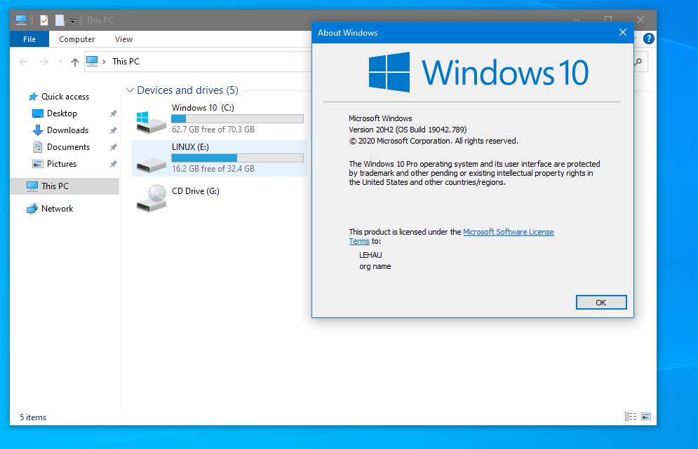 Download Windows 10 LITE - Bản cập nhật mới nhất năm 2021