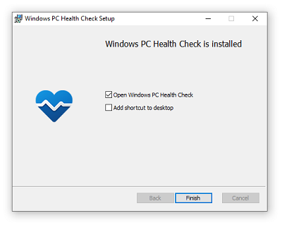 Cài đặt Windows PC Health Check